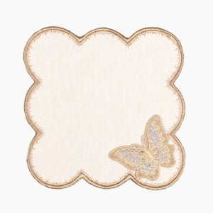BUTTERFLY (KREM) - 2'li Kokteyl Peçetesi - Görsel 4