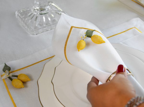 LEMON - 2'li Yemek Peçetesi