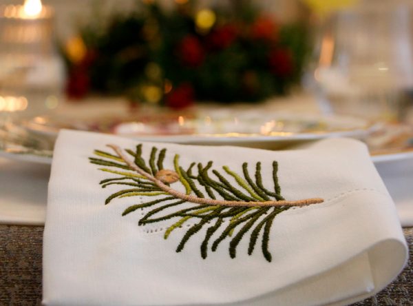 PINE TREE BRANCH - 2'li Yemek Peçetesi